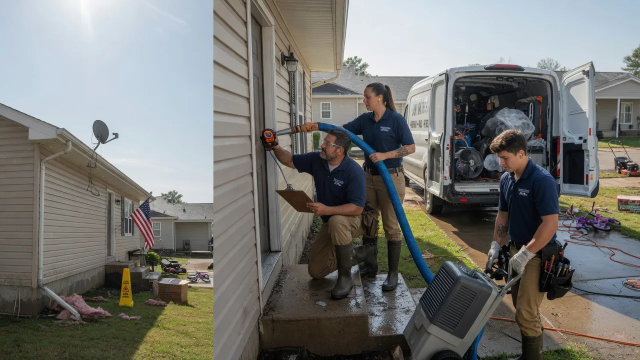 Ceiling Water Damage Restoration in Clemons, IA near me